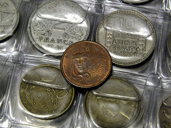 Отдается в дар «Монеты 5 EURO CENT.»
