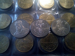 Отдается в дар «монеты серии «Польские короли»»