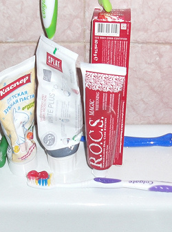Отдается в дар «Зубная паста R.O.C.S.»