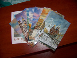 Отдается в дар «Набор открыток СПб»