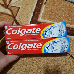 Отдается в дар «Детская зубная паста Colgate 2+»