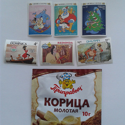 Отдается в дар «Коллекционные почтовые марки «Дисней»»