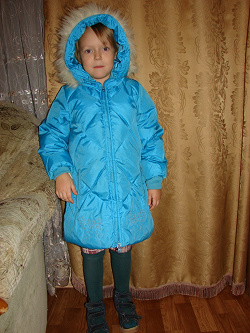 Отдается в дар «Зимнее пальто для девочки122-128 Orby»