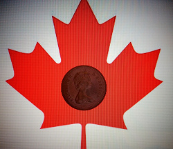 Отдается в дар «монетка Канады»