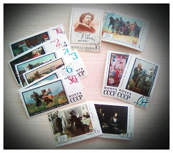 Отдается в дар «Почтовые марки «Искусство»»