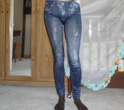 Отдается в дар «леггинсы (джеггинсы) под джинсы размер XS»