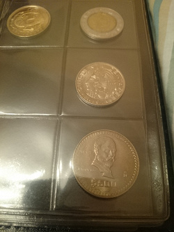 Отдается в дар «монеты и боны — Мексика»