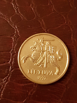 Отдается в дар «Литва 20 центов, 1997 года»