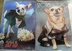 Отдается в дар «Карманные календарики. 2018 год. Собаки.»