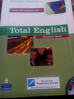 Отдается в дар «Учебник Total English Pre-Intermediate»