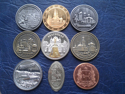 Отдается в дар «Сувенирные монетки»