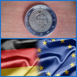 Отдается в дар «Юбилейный немецкий евро-двундель»