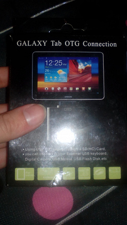 Отдается в дар «Переходник USB/SD card для планшетов Galaxy tab»