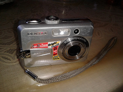 Отдается в дар «Фотоаппарат Pentax Optio E10»