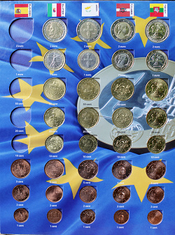 Отдается в дар «Монеты евро»