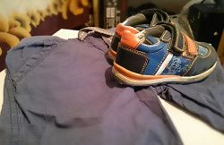 Отдается в дар «пакет одежды + пакет обуви для мальчика»