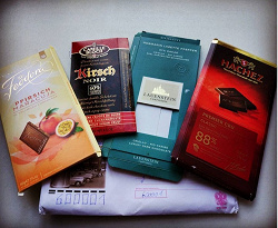 Отдается в дар «Этикетки от немецкого и швейцарского шоколада»