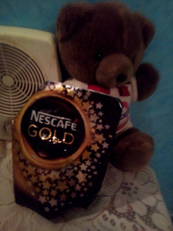 Отдается в дар «растворимый кофе Nescafe Gold»