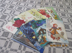 Отдается в дар «открытки СССР с цветами»