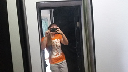 Отдается в дар «Оранжевые хлопковые футболки 36-38»