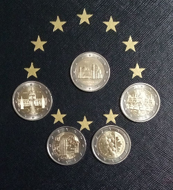 Отдается в дар «Два евро Германии.»