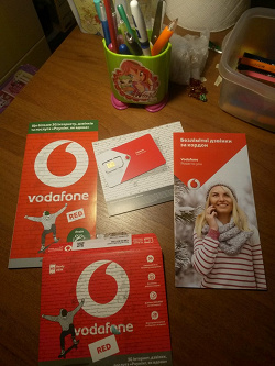 Благодарность за дар Стартовый пакет Vodafone.