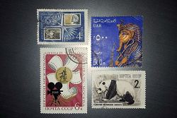 Отдается в дар «марки СССР, Египта и ЮАР»