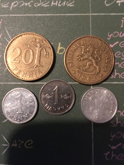 Отдается в дар «Монетки Финляндии»