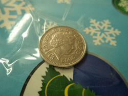Отдается в дар «Монета 5 пенсов 2002 г.»