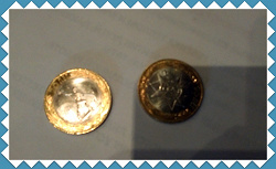 Отдается в дар «Юбилейные монеты к 70-ти летию!»