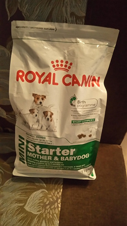 Отдается в дар «Сухой корм Royal Canin Mini Starter Mother & Babydog(1кг)»