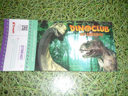 Отдается в дар «Детский билет на шоу динозавров»