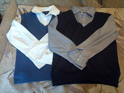 Отдается в дар «Две рубашки-обманки для школьника»