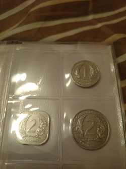 Отдается в дар «Монеты Организации Восточно-карибских государств»