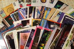 Отдается в дар «открытки из разных стран с марками более 100 шт»