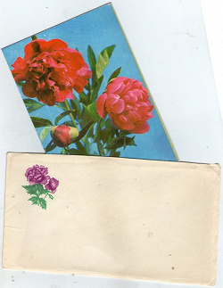 Отдается в дар «открытка с конвертом»