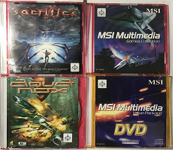 Отдается в дар «CD диски из комплекта видеокарты MSI (новые)»
