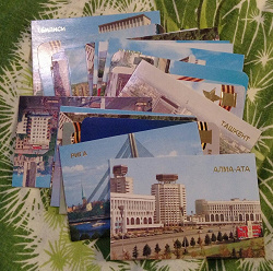 Отдается в дар «Советские карманные календарики «Города»»