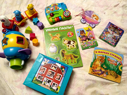 Отдается в дар «Развивающие игрушки и книжки от 1 года»
