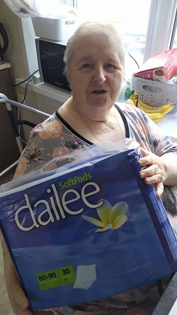 Отдается в дар «Одноразовые пеленки Dailee soft pads»