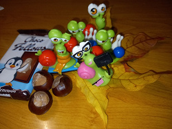 Отдается в дар «Игрушки Bob Snail и шоколадка Choco Fellows»
