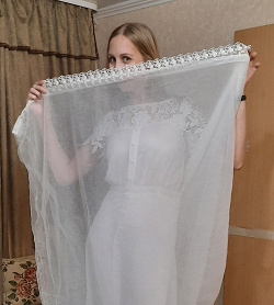 Отдается в дар «Свадебное платье xs-s.»