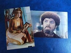 Отдается в дар «Советские открытки с кадрами из фильмов (1973, 1975 года)»