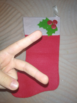 Отдается в дар «Рождественский носок»