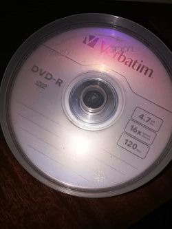 Отдается в дар «DVD-R болванки Verbatim»