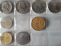 Отдается в дар «Монеты ЮАР»