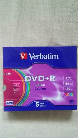 Отдается в дар «Оптические диски Verbatim 4.7Gb»