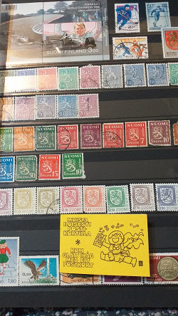 Отдается в дар «Почтовые марки Финляндии»