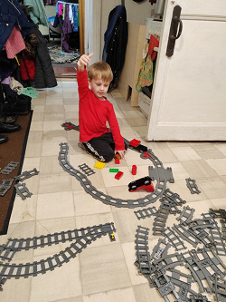 Отдается в дар «Lego duplo железная дорога»