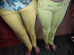 Отдается в дар «Лимонные джинсы Fishbone 42»